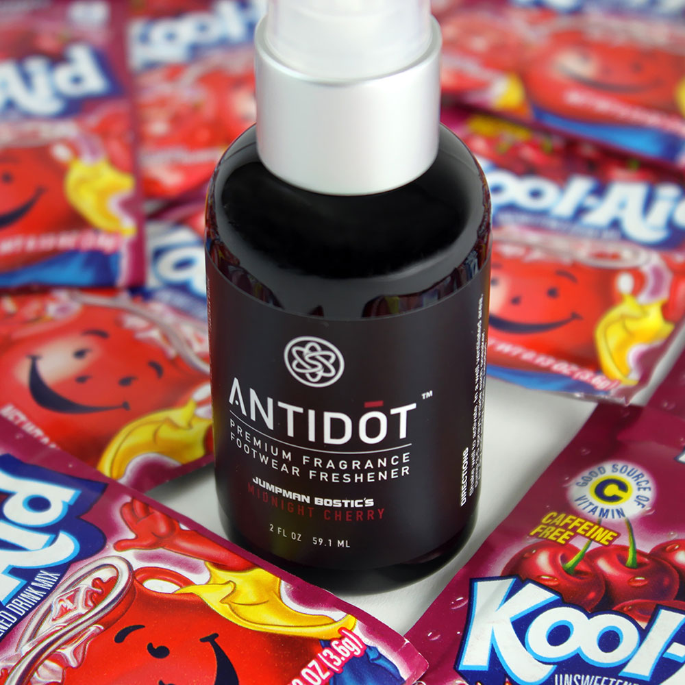 Midnight Cherry Jumpman Bostic Premium Shoe Spray Deodorizer and Fragrance with Advanced Odor Neutralizing Formula Kool-Aid