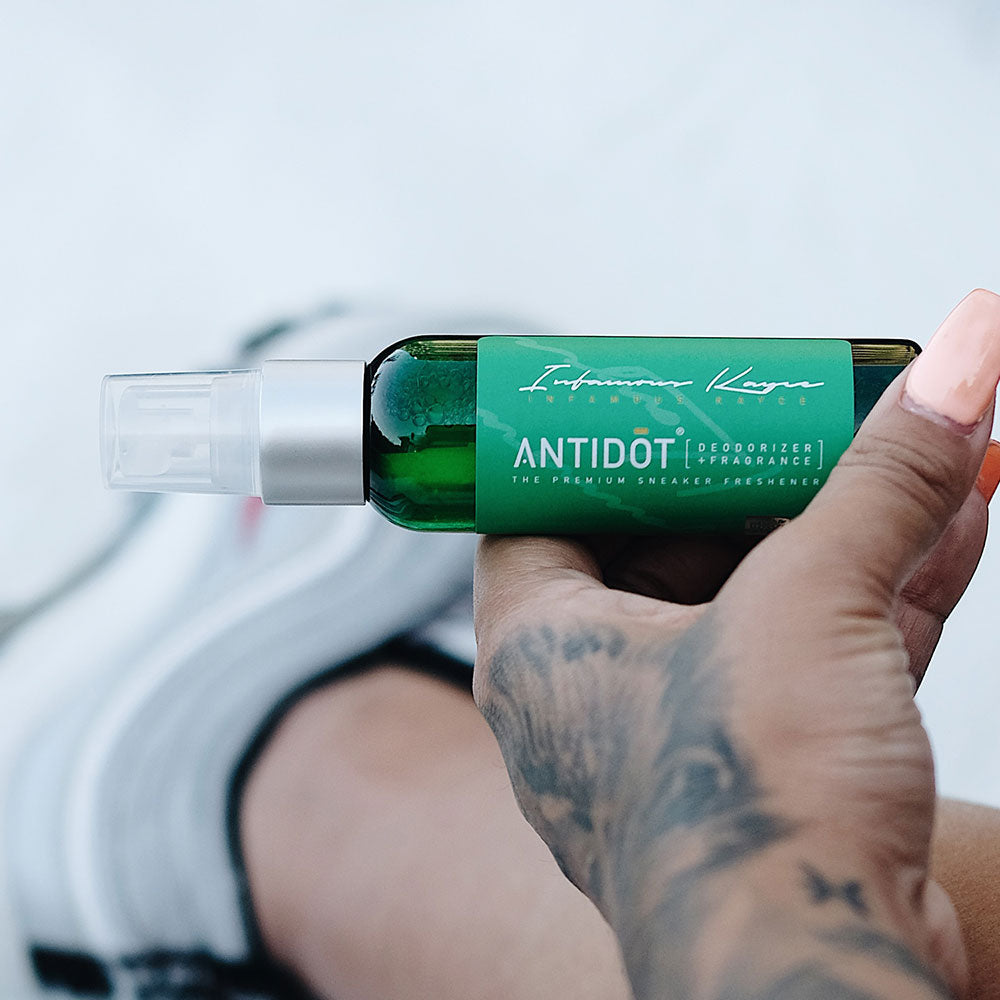 ANTIDŌT® - Infamous Kayce's Midori Plasma - solscience®  Sneaker Deodorizer Spray