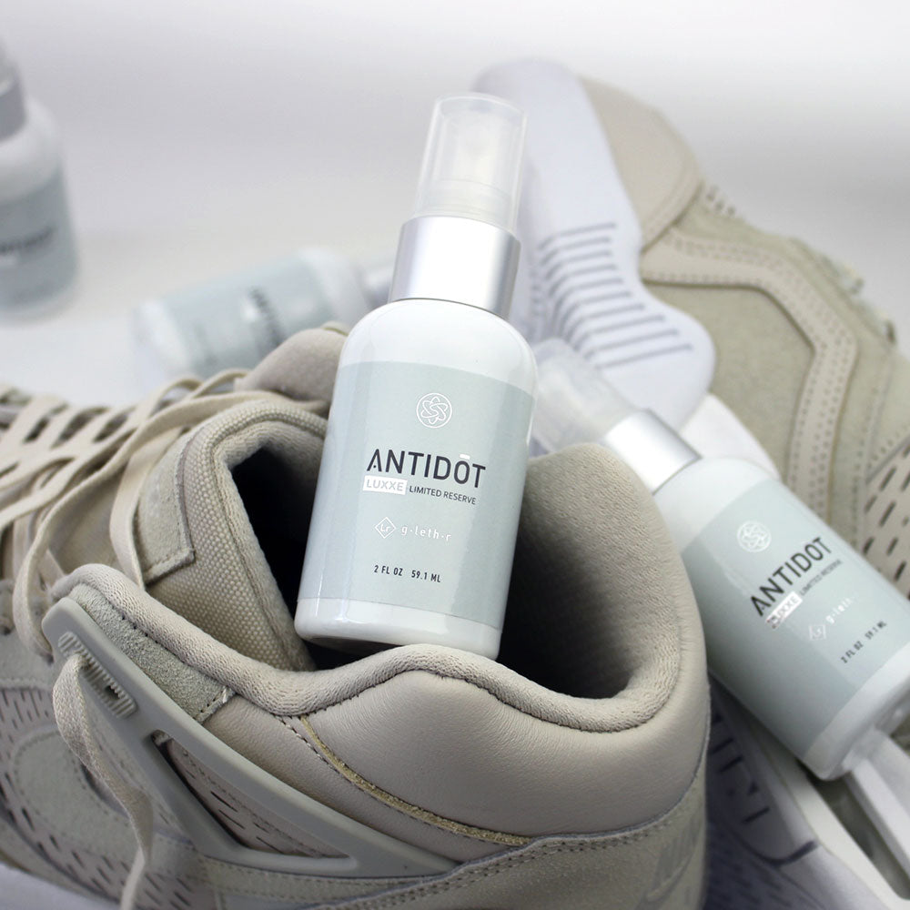 ANTIDŌT® LUXXE - g·leth·r (Beta) - solscience®  Sneaker Deodorizer Spray