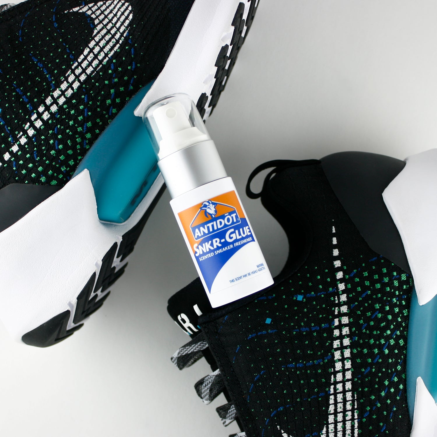 ANTIDŌT® - SNKR-Glue  [Deadstock Glue] 1 oz. Pocket Size - solscience®  Sneaker Deodorizer Spray