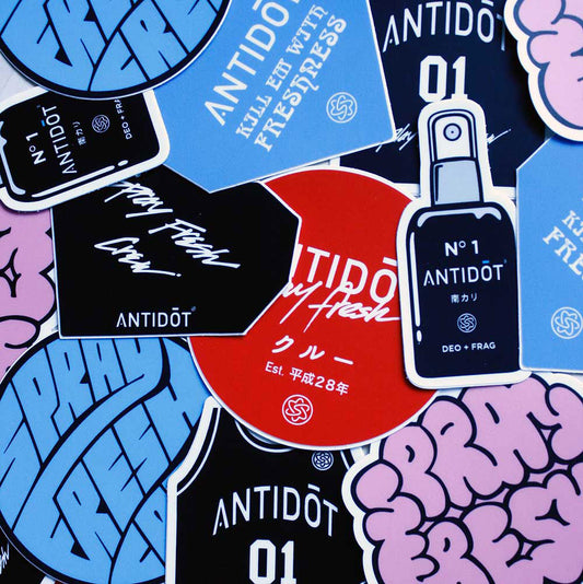 ANTIDŌT® Sticker Pack - solscience®  Sneaker Deodorizer Spray