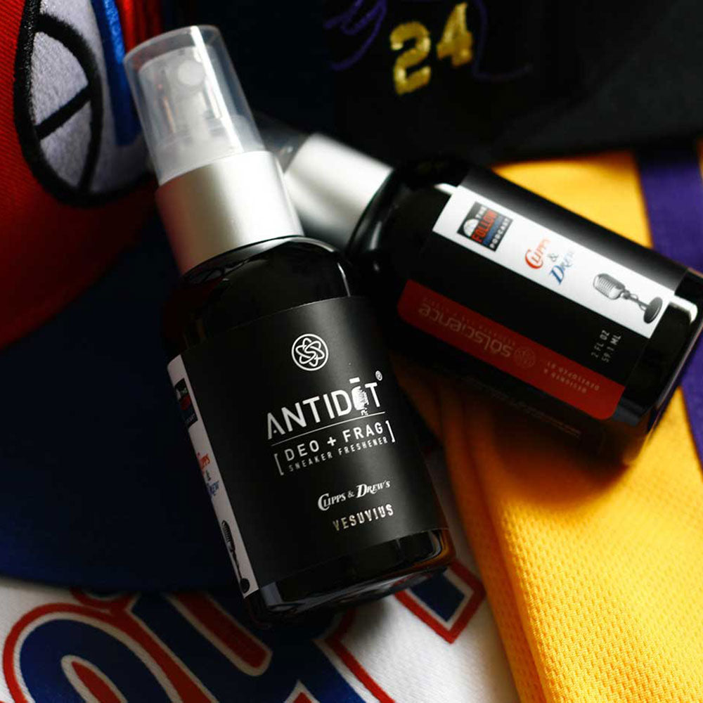 ANTIDŌT® - Clipps & Drew's Vesuvius - solscience®  Sneaker Deodorizer Spray